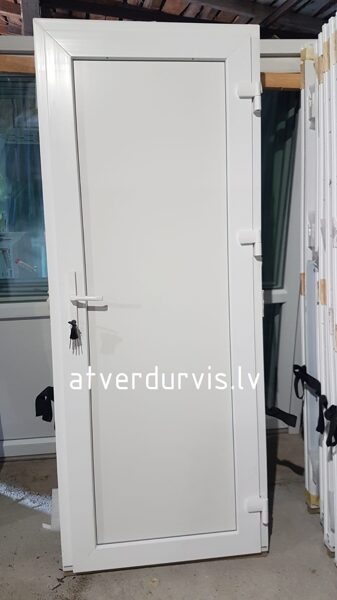 PVC durvis Baltas ar pildiņu