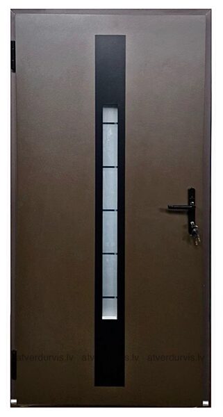 12. Metāla durvis ar stiklu, Umbro